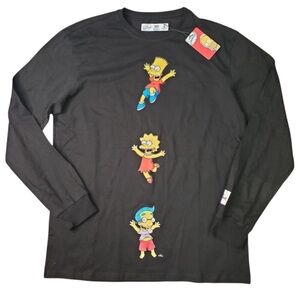 Sz Xl longsleeve tee simpsons black